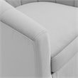 Modway Prospect Modern Performance Velvet Swivel Armchair in Gray