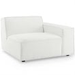 Modway Restore 5-Piece Modern Polyester Fabric Sectional Sofa in White