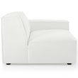 Modway Restore 5-Piece Modern Polyester Fabric Sectional Sofa in White