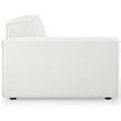Modway Restore 5-Piece Modern Fabric Upholstered Sectional Sofa in White