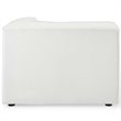 Modway Restore 5-Piece Modern Fabric Upholstered Sectional Sofa in White