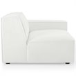 Modway Restore 6-Piece Modern Fabric Upholstered Sectional Sofa in White