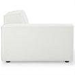 Modway Restore 6-Piece Modern Fabric Upholstered Sectional Sofa in White