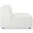 Modway Restore 6-Piece Modern Fabric Upholstered Sectional Sofa in White