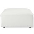 Modway Restore 6-Piece Modern Fabric Upholstered Sectional Sofa in White