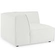 Modway Restore 6-Piece Modern Fabric Sectional Sofa in White
