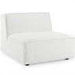 Modway Restore 8-Piece Modern Fabric Upholstered Sectional Sofa in White