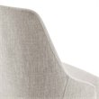 Modway Designate Fabric Upholstered Office Swivel Chair in Black and Beige