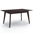 Prosper 7 Piece Upholstered Velvet Dining Set in Cappuccino Navy