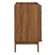Modway Render Wooden Bathroom Vanity Cabinet in Walnut Finish