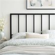 Modway Tatum Queen Modern Style Powder Coated Iron Headboard in Black
