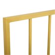 Modway Tatum Queen Modern Style Powder Coated Iron Headboard in Gold