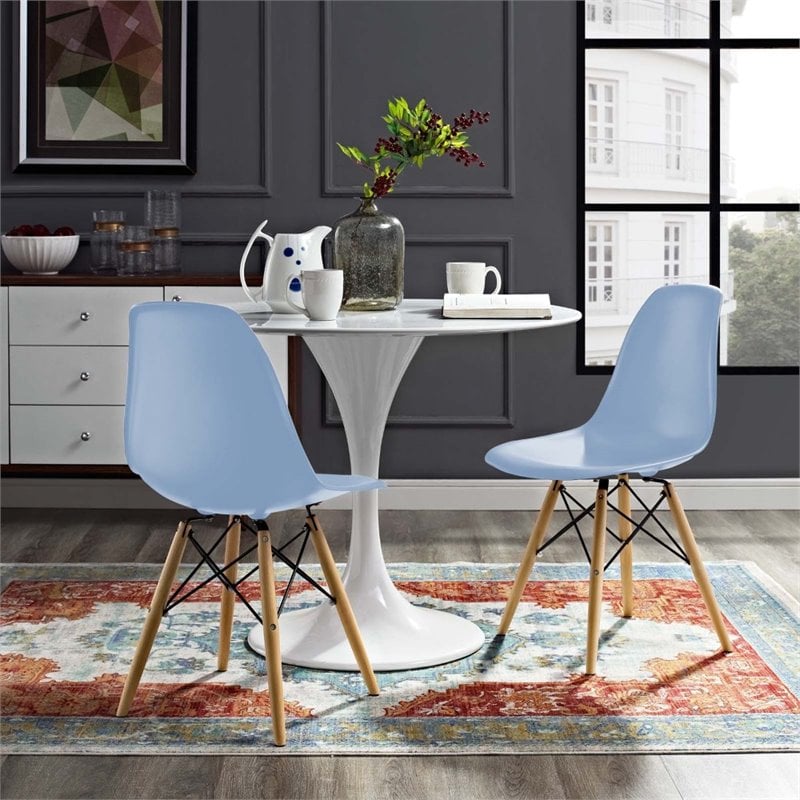 Tulip pyramid best sale dining chair