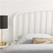Modway Nova Modern Farmhouse Queen Metal Spindle Headboard in White