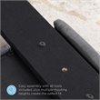 Modway Juliet Tufted Full/Queen Performance Velvet Headboard in Charcoal