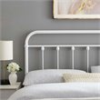 Modway Sage Full Modern Powder Coated Iron Headboard in White Finish