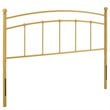 Modway Abigail Modern Farmhouse Full Metal Spindle Headboard in Gold