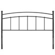 Modway Abigail Queen Modern Style Powder Coated Iron Headboard in Black