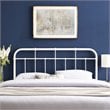 Modway Alessia Modern Farmhouse Twin Metal Spindle Headboard in White