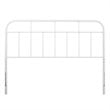 Modway Alessia Modern Farmhouse Twin Metal Spindle Headboard in White
