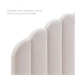 Modway Veronique Twin Modern Performance Velvet Headboard in Pink