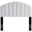 Modway Veronique Twin Modern Performance Velvet Headboard in White