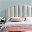 Modway Veronique Full/Queen Modern Performance Velvet Headboard in Light Gray