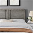 Modway Archie Twin Modern Rubberwood and MDF Headboard in Gray
