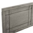 Modway Archie Full Modern Rubberwood and MDF Headboard in Gray
