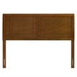 Modway Archie Full Modern Rubberwood and MDF Headboard in Walnut