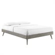 Modway Margo Twin MDF Wood and Rubberwood Platform Bed Frame in Gray
