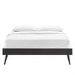 Modway Margo Full MDF Wood and Rubberwood Platform Bed Frame in Black