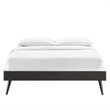 Modway Margo Queen MDF Wood and Rubberwood Platform Bed Frame in Black