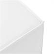 Modway Saybrook Fabric Upholstered Outdoor Patio Sofa Ottoman in White