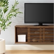 Modway Render Wood Wall-Mount Media Console TV Stand for TVs up to 50