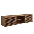 Modway Render Wood Wall-Mount Media Console TV Stand for TVs up to 65