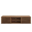 Modway Render Wood Wall-Mount Media Console TV Stand for TVs up to 65