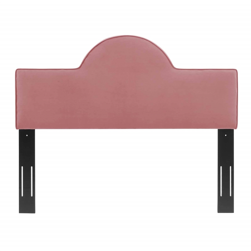 Modway Dawn King/California King Performance Velvet Headboard in Dusty Rose