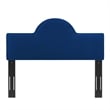 Modway Dawn King/California King Performance Velvet Headboard in Navy