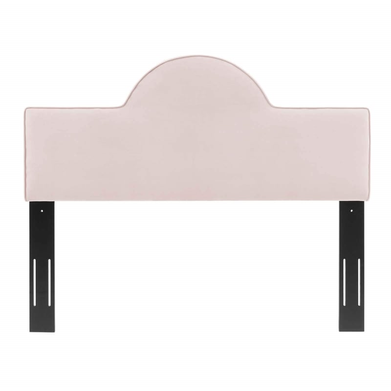 Modway Dawn King/California King Performance Velvet Headboard in Pink