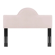Modway Dawn King/California King Performance Velvet Headboard in Pink
