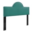 Modway Dawn King/California King Performance Velvet Headboard in Teal Green