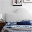 Modway Dawn King/California King Performance Velvet Headboard in White