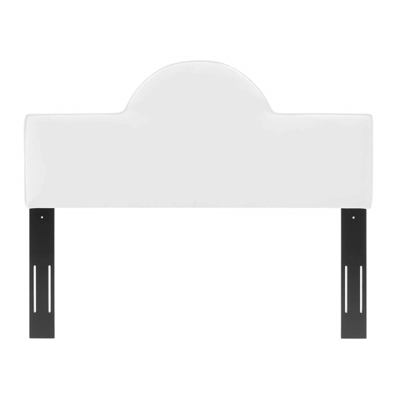Modway Dawn King/California King Performance Velvet Headboard in White