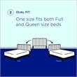 Modway Eloise Channel Tufted Performance Velvet Full/Queen Headboard in White