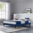 Modway Reign King Performance Velvet Platform Bed Frame in Navy