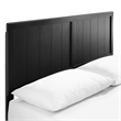 Modway Alana Wood Queen Platform Bed in Black With Angular Frame