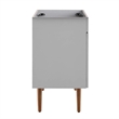 Modway Harvest Modern Wood Bathroom Vanity Cabinet in Gray/Walnut