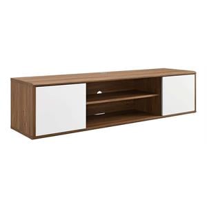 modway envision plastic wall-mount tv stand for tvs up to 65