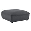 Modway Comprise 2-Piece Modern Fabric Living Room Set in Charcoal